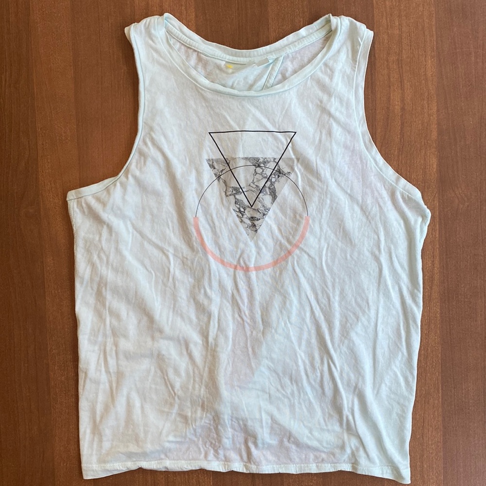 Zella Community Canyon Flutter / Tie Back Tank Top
